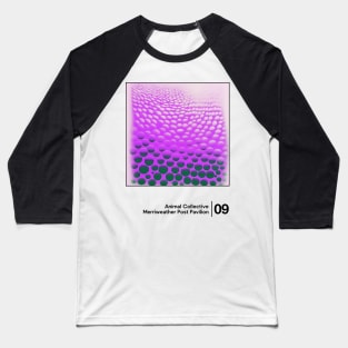 Animal Collective / Minimal Graphic Design Tribute Baseball T-Shirt